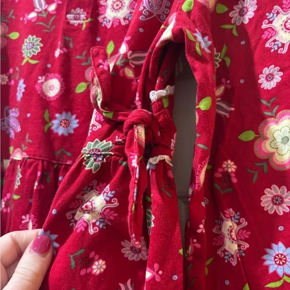 Hanna Andersson Red Floral Dress - Picture 6 of 6